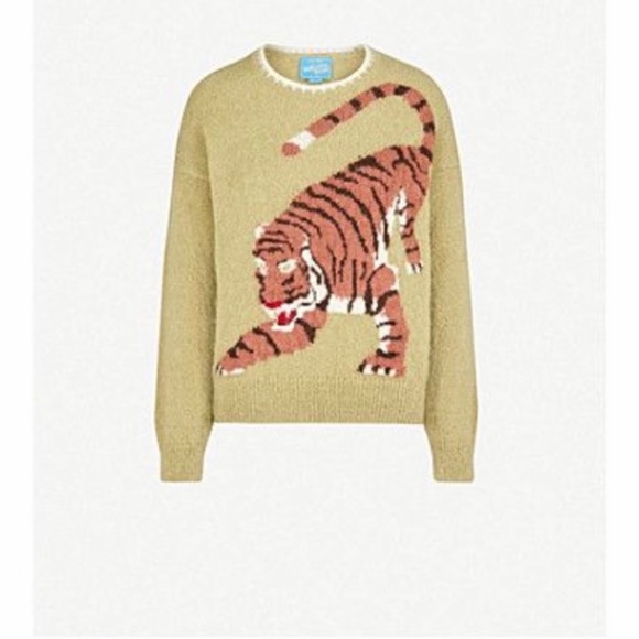 M.i.h Jeans | Sweaters | Mih Jeans X Golborne Road By Bay Garnett Mohair Tiger  Sweater | Poshmark